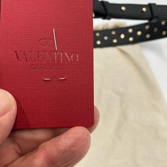 Women’s Valentino Garavani rockstud pebble grain calfskin tote bag made in Italy - Picture 12 of 17